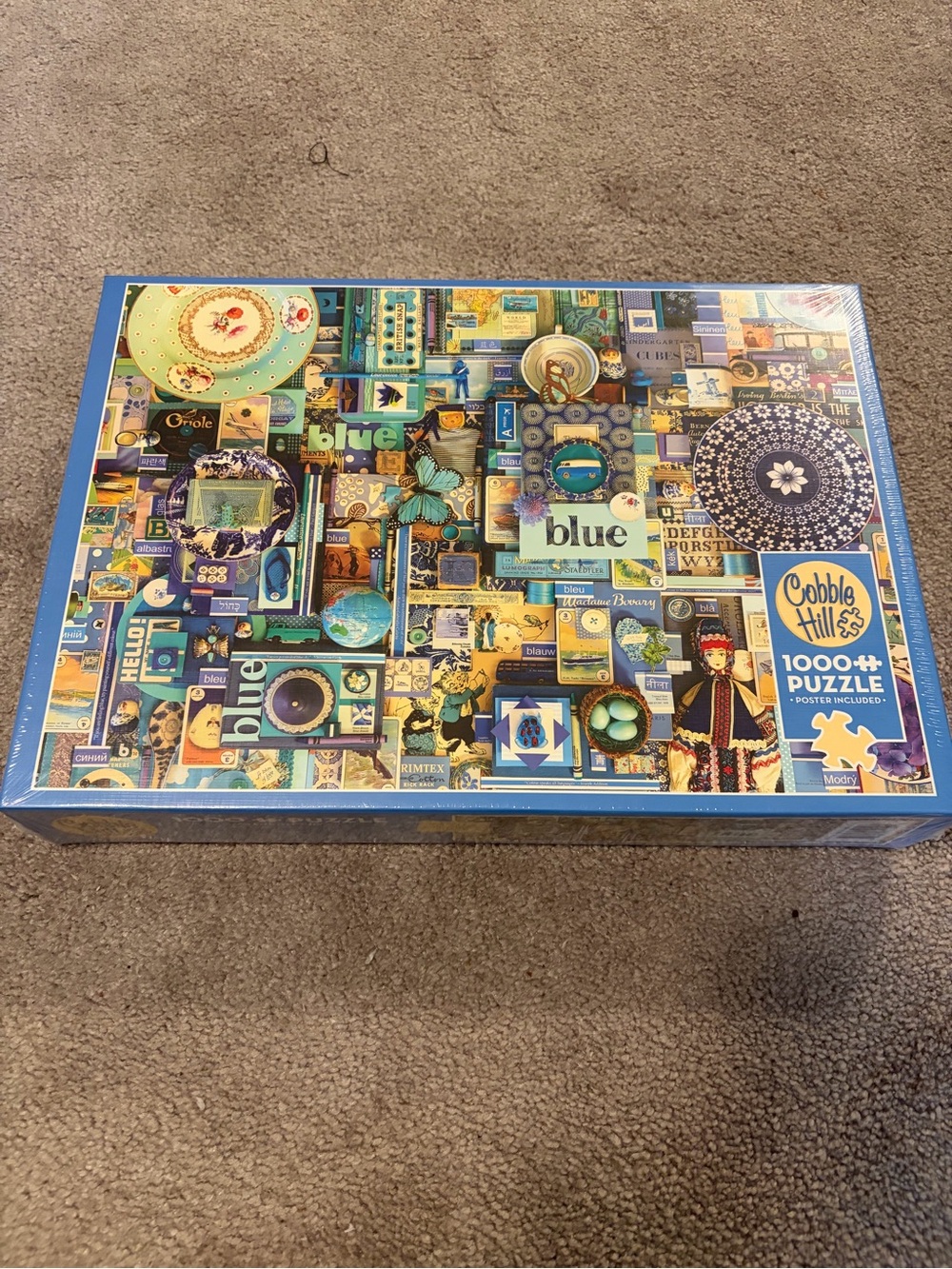 Cobb Hill by New Balance Blue Collage 1000+ Piece Puzzle